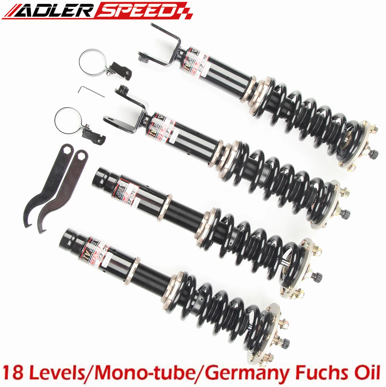 Комплект подвески койловеров ADLERSPEED с/18-контактной амортизацией для Acura TL FWD/AWD