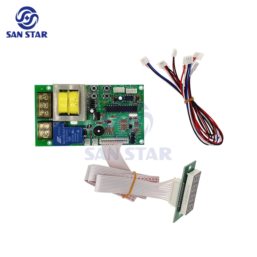 JY-16 110 В/220 В печатная плата с контролем таймера 6 монетами приемник монет для