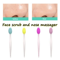 5colors effective health care face skin female deep cleaning cleaning brush silicone nose massager