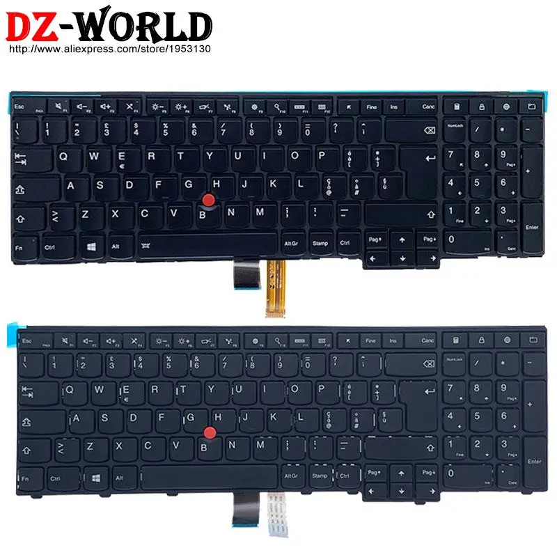 

New IT Italian Backlit Keyboard for Lenovo Thinkpad T540P W540 W541 T550 W550S T560 P50S L540 L560 L570 E531 E540 Laptop 04Y2482