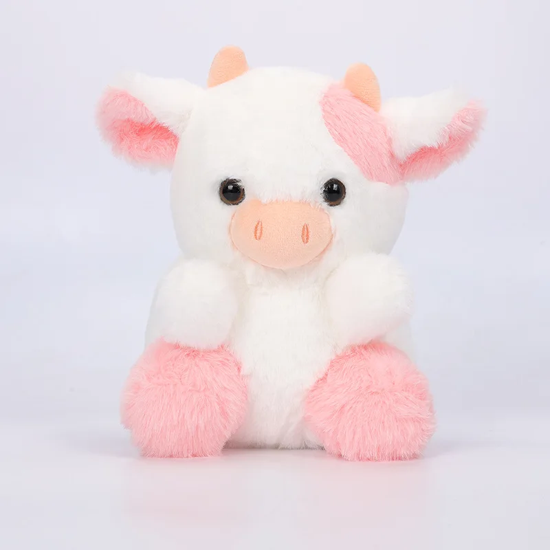 

Pink Cow Plush Toy Cute Strawberry Cow Doll