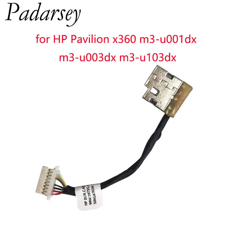 

Padarsey DC Power Jack Harness Cable Replacement for HP Pavilion x360 m3-u001dx m3-u003dx m3-u103dx