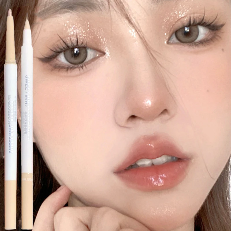 

Matte Glitter Eyeshadow Pen Double-headed Lasting Pearlescent Shiny Brighten Contouring Lying Silkworm Eyeliner Makeup Cosmetics