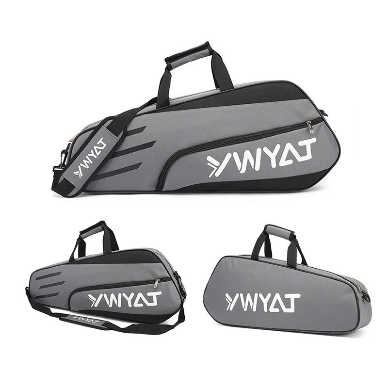 YWYAT Gym Bag 3 Rackets Badminton Cover Bag Thickened Nylon Material Handbag Shoulder Multifunctional Badminton Sports Bags
