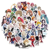 52 japanese anime heroine sakurananared hitomimikasa ackerman stickers waterproof luggage stickers cute stickers