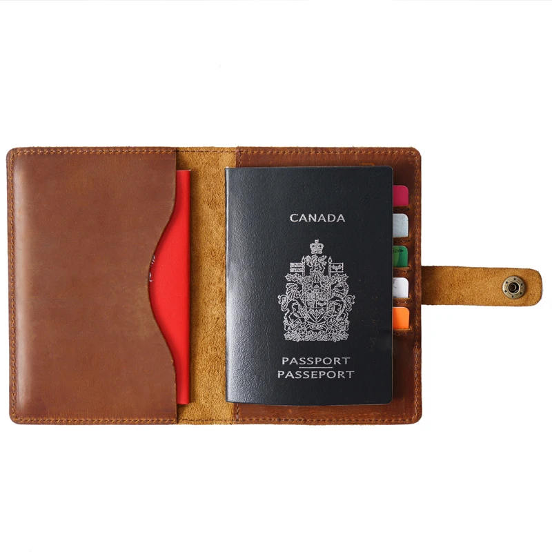 

Multifunctional Card Organizer With Snap Passport File Folder Planner Display Book