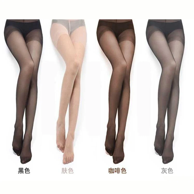 

Тонкие однотонные черные Телесно-белые летние колготки для женщин на рабочем месте кофейные серые прозрачные колготки для девочек чулки об...