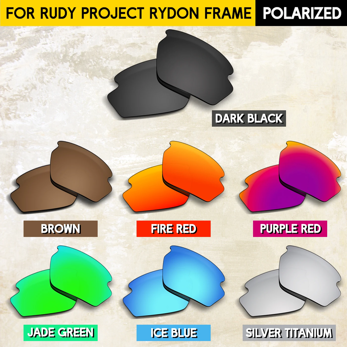 Фото Подходит для сменных линз Rudy Project Rydon, совместимых с оправой солнцезащитных очков Rudy Project Rydon SN79 №1