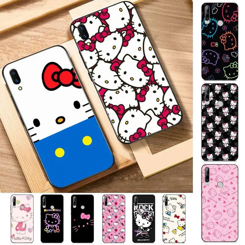 

BANDAI Hello Kitty Cute Cartoon Phone Case for Huawei Y 6 9 7 5 8s prime 2019 2018 enjoy 7 plus