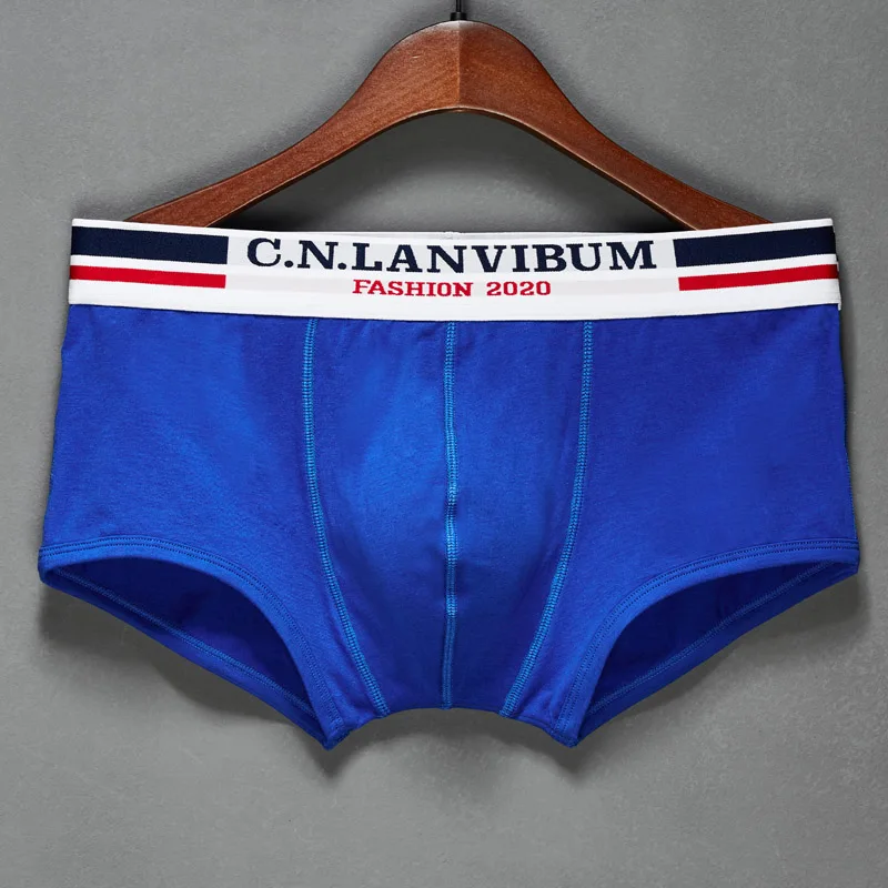 

Брендовые мужские боксеры, нижнее белье, комфортные хлопковые мужские шорты-боксеры, повседневные мужские трусы в деловом стиле