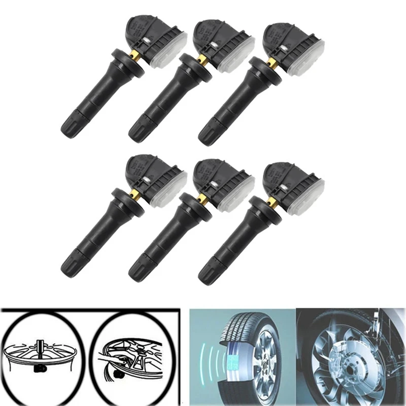 

Датчик давления в шинах 3641101XKN01A, 6 шт., датчик контроля давления в шинах для Great Wall Haval Dargo Tank Jolion POER 2020-2021 TPMS