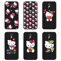 cute hello kitty phone case for redmi 9a 9 8a note 11 10 9 8 8t pro max k20 k30 k40 pro