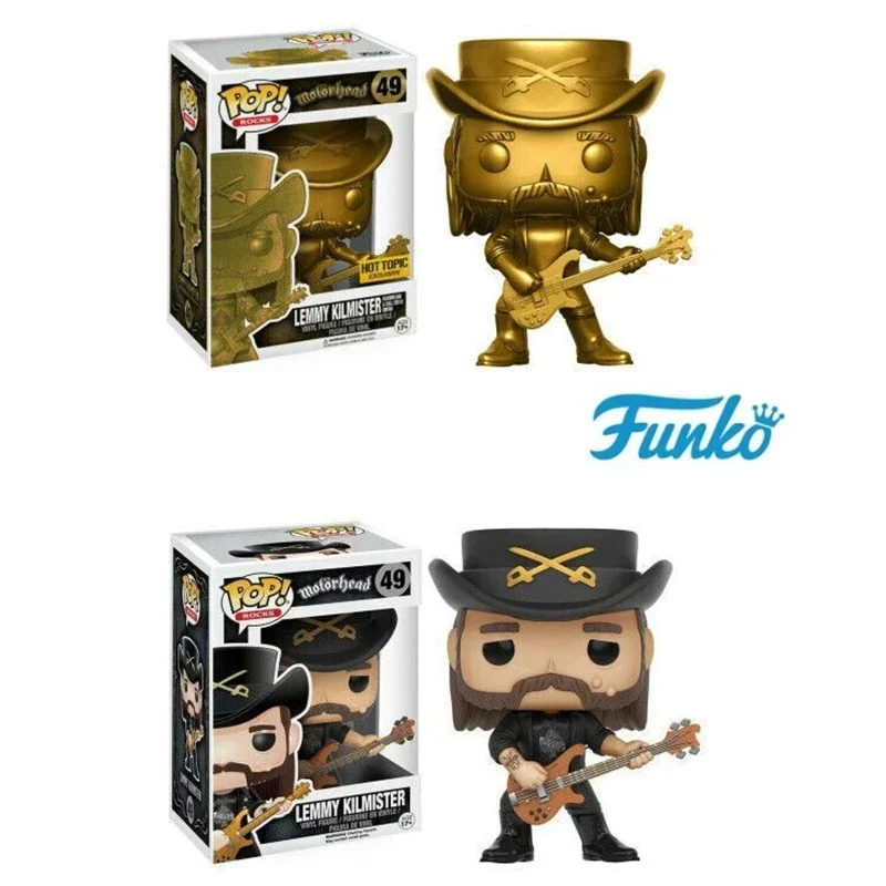 ФУКО ПОП Rock Motorhead Gold Lemmy Kilmister 49 # Лимитированная кукла из ПВХ коллекция виниловых