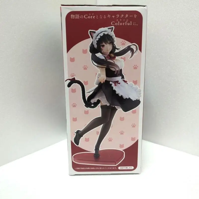 Фото Подлинная фигурка Taito Date Alive Iv Coreful Kurumi Tokisaki Cat-Ear Maid Ver, оригинальная аниме-фигурка, модель коллекционной фигурки, кукла №1
