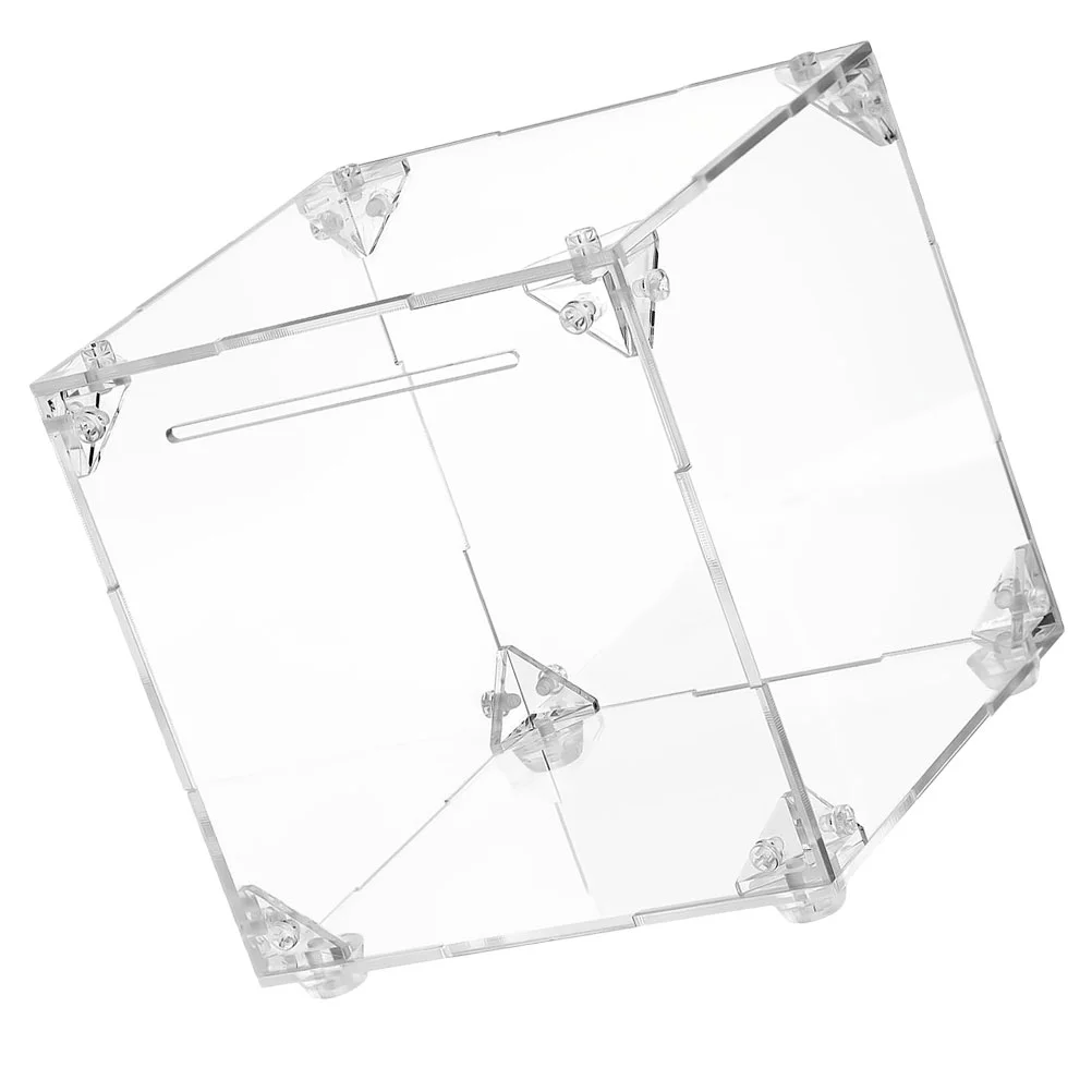 

Desktop Piggy Bank Acrylic Saving Pot Transparent Saving Bank Money Supply Acrylic Money Box