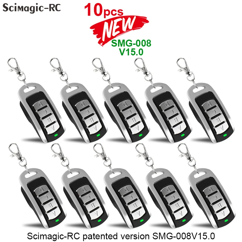 

10 pcs 287-868mhz 433mhz 315mhz 330mhz 390mhz 430.5mhz Remote Control Duplicator For Garage Command Gate Remote Controller