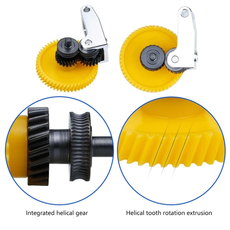 Комплект винтовых шестерен F3MA с покрытием Exender Gear высокоточный для лаборатории