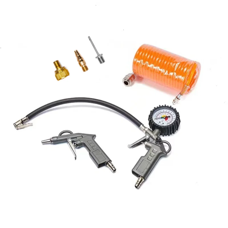 Pneumatic tool set  Air Compressor tool kit Garage 6pcs  5m air hose