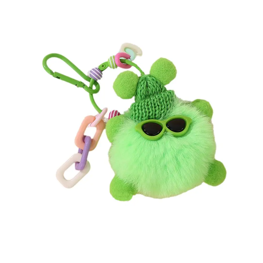 Красочный плюшевый эльф милая мультяшная кукла кулон с маленьким шариком