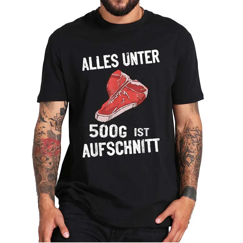 

Футболка от 0 до 500 г с холодным вырезом, забавная цитата, футболка для барбекю, гриля, мясника, необходимая футболка унисекс, 100% хлопок, европ...