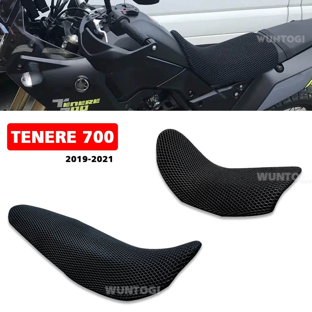 

T700 Motorcycle Protecting Cushion Seat Cover T7 Tenere 700 For YAMAHA TENERE 700 Fabric Saddle Seat Cover 2019-2021