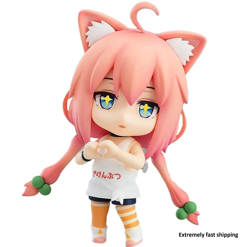 In StockGSCNendoroid Cat Palace Hyuga1024 Virtual YouTuber Q-version Figure Anime Action Figure Toy Gift Model Collectible Hobby