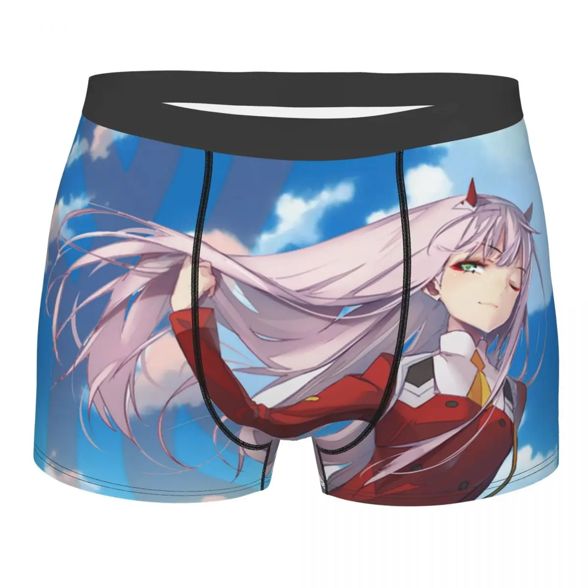 

Darling In The FranXX Zero Two Anime Girls Men Underwear Boxer Briefs Shorts Panties Printed Soft Underpants for Homme S-XXL