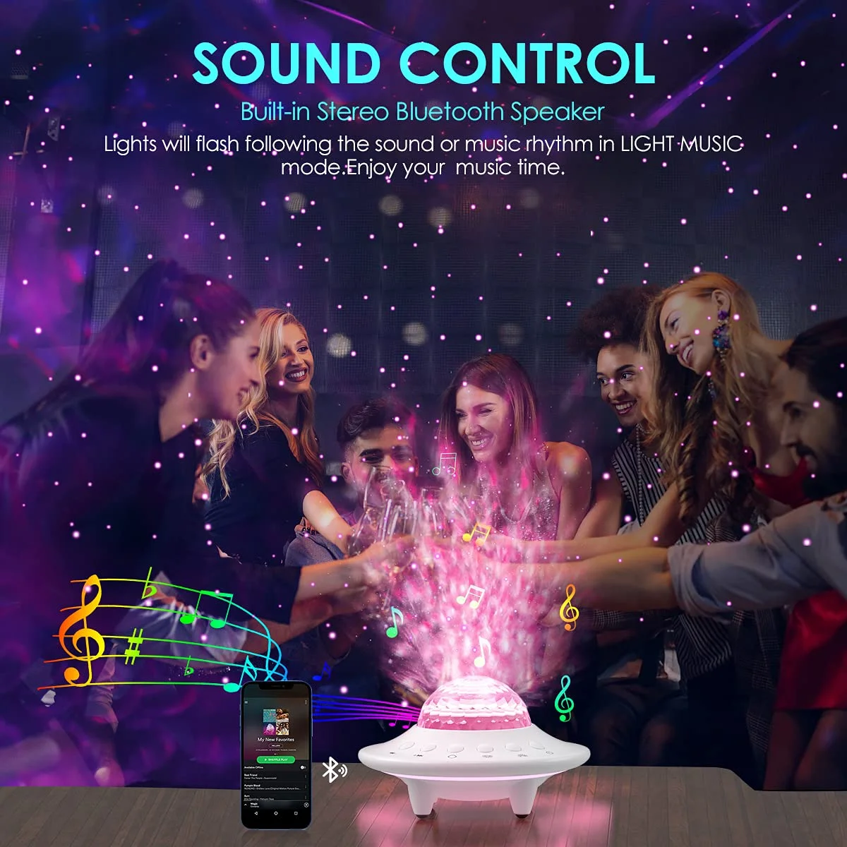 Галактический проектор Звездные проекторы светодиодная лампа ночник декор для