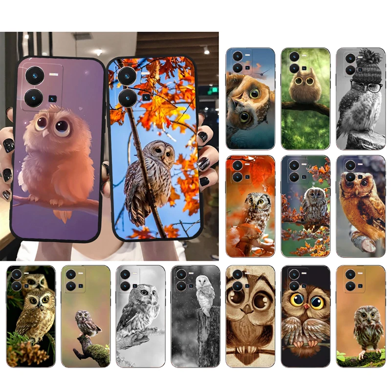 

Owl Phone Case For VIVO Y53S Y33S Y11S Y31 Y21 Y70 Y20 Y21S Y72 Y55 Y76 Y51 Y01 V23E V21 V23 V21E Case