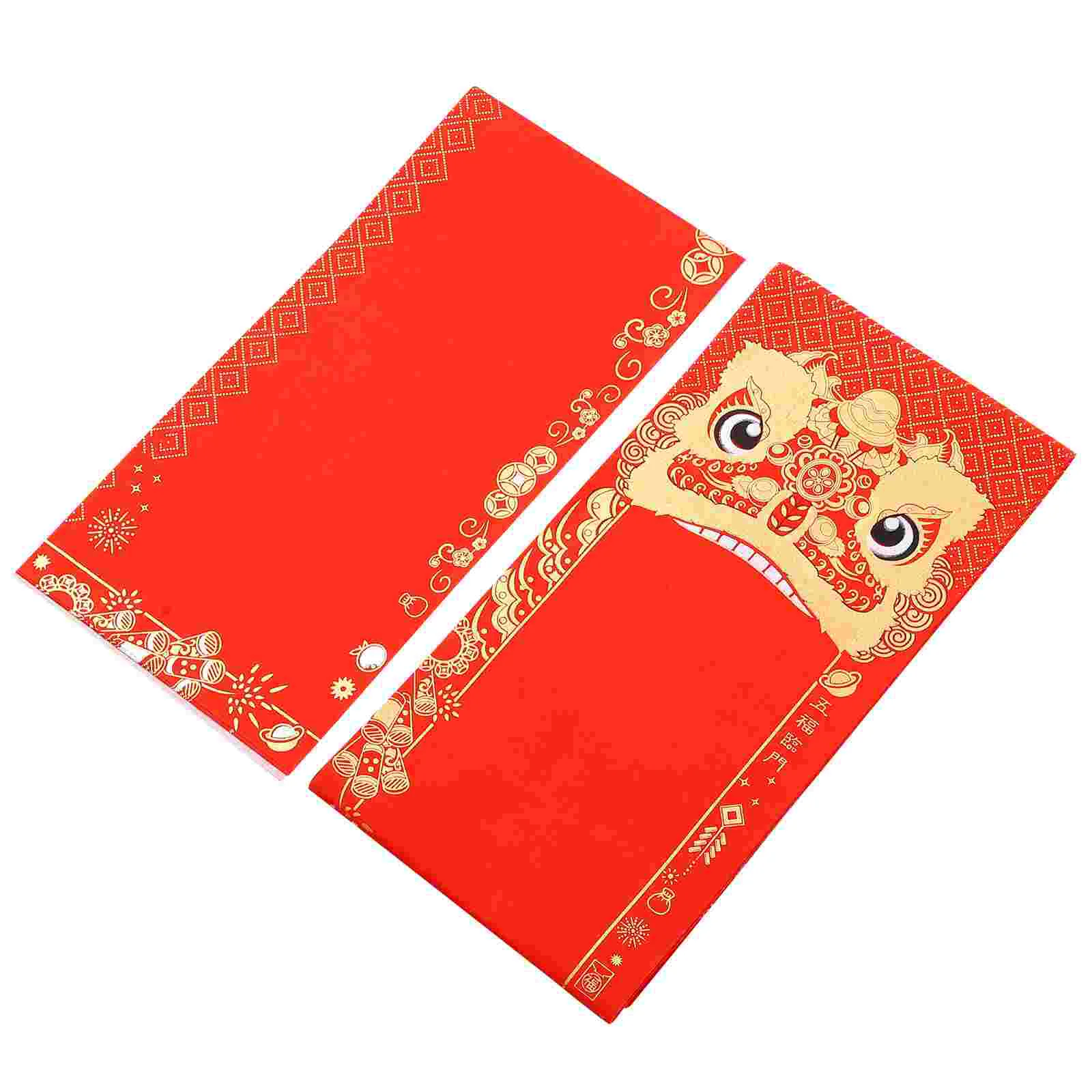 

Paper Year Couplet New Festival Diychinese Red Decor Wall Spring Lunar Xuansticker Scrolls Blank Decoration Couplets Scroll