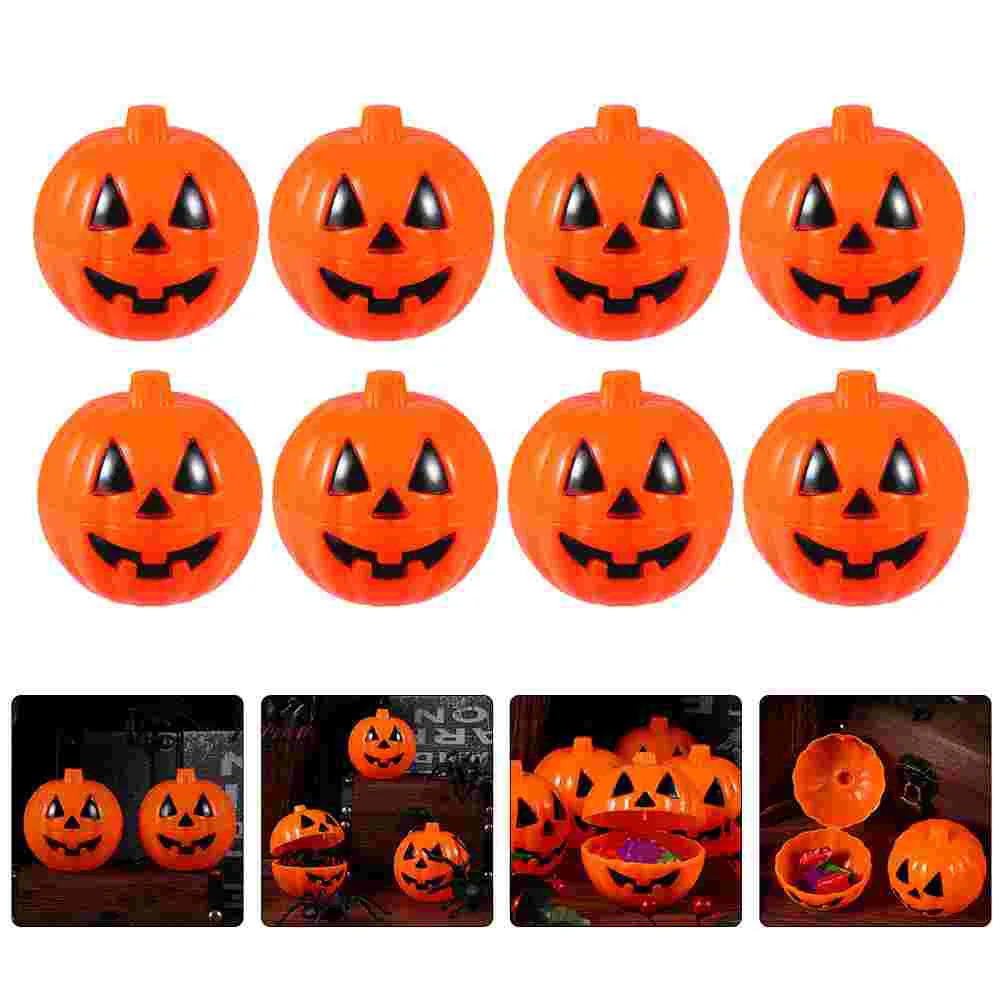 

Pumpkin Candy Storage Box Case Container Bucket Festival Kids Props Snacks Jar Boxes Treat Snack Tote Bags