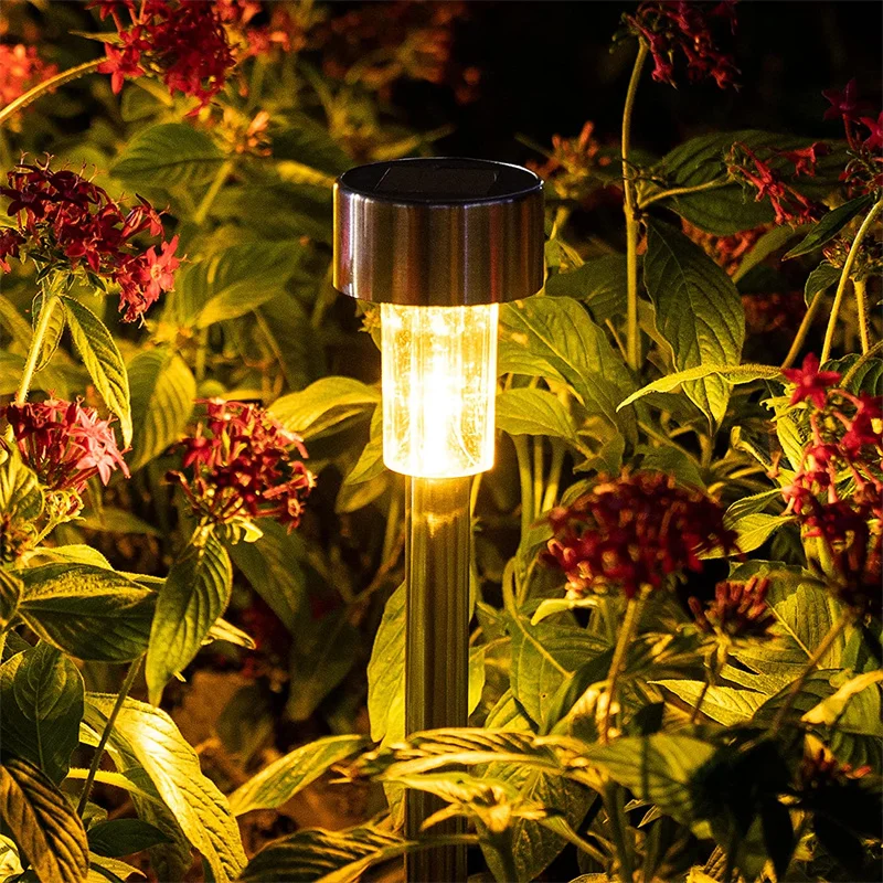 Solar Garden Light Outdoor Solar Power Lantern Waterpoof Landscape Decoration Lighting For Pathway Yard Lawn Sunpower Lamp