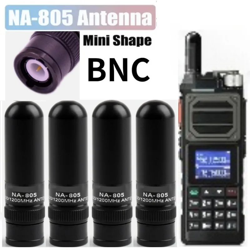 Оригинальная мини-антенна Nagoya BNC 4,5 см, двухдиапазонная, 144430 МГц (2,15 дБи), 4 шт., для стандартных радиостанций Kenwood, Icom, Motorola, Vertex (art.: 3920d871fadfb) - 3920d871fadfb
