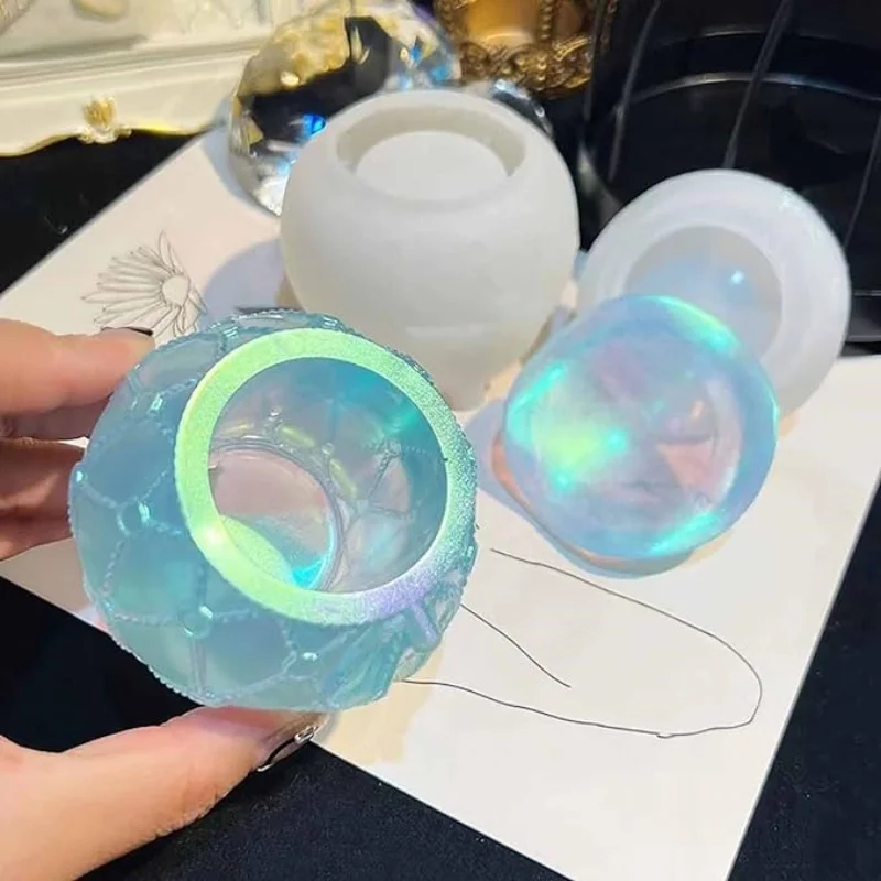 Зеркальная силиконовая форма сделай сам для хранения украшений из эпоксидной