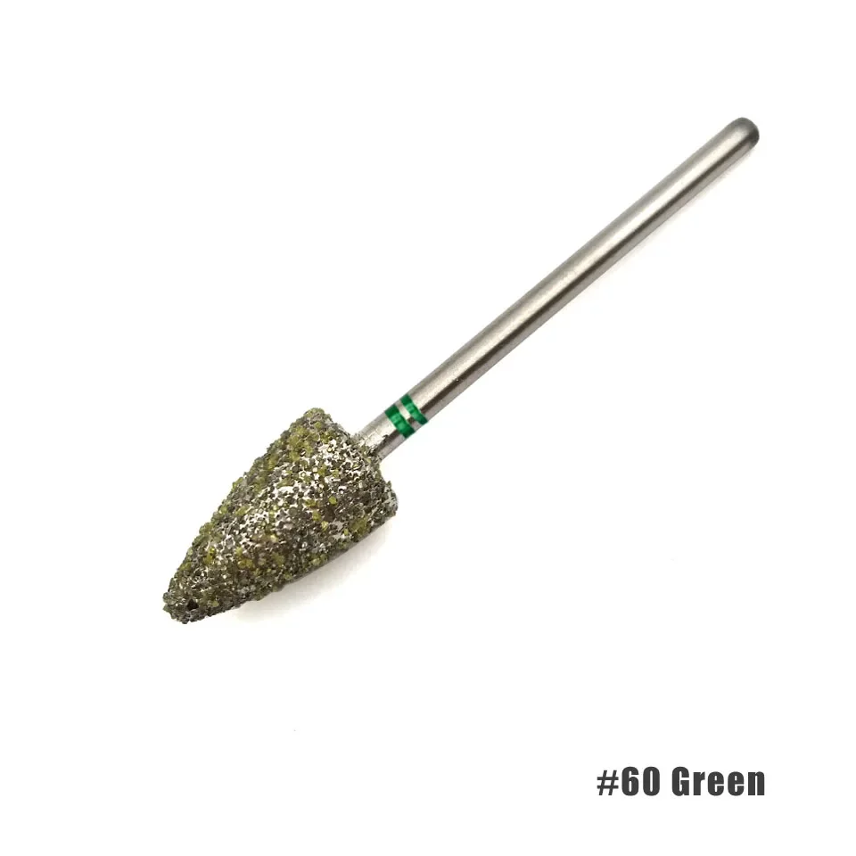 Набор Алмазных Сверл HYTOOS Для Педикюра # 60 130 180 3/32 Дюйма Вращающаяся Электрической