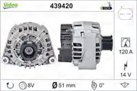 

VALEO 439420 ALTERNATOR 12V 120A MERCEDES C CLASS KOMPRESSOR KAMPANYALI (name.)