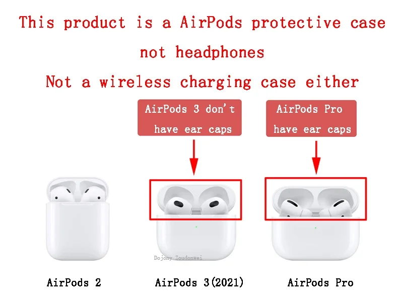 Забавный милый чехол для Apple AirPods 2 3 Pro 2-го поколения защитный Air Pods