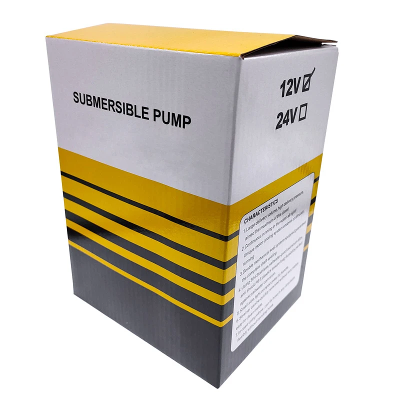 

New 12V Submersible Water Pump Bilge Pump Mini Cabin Drainage Pump Household Pumping Circulation Pump