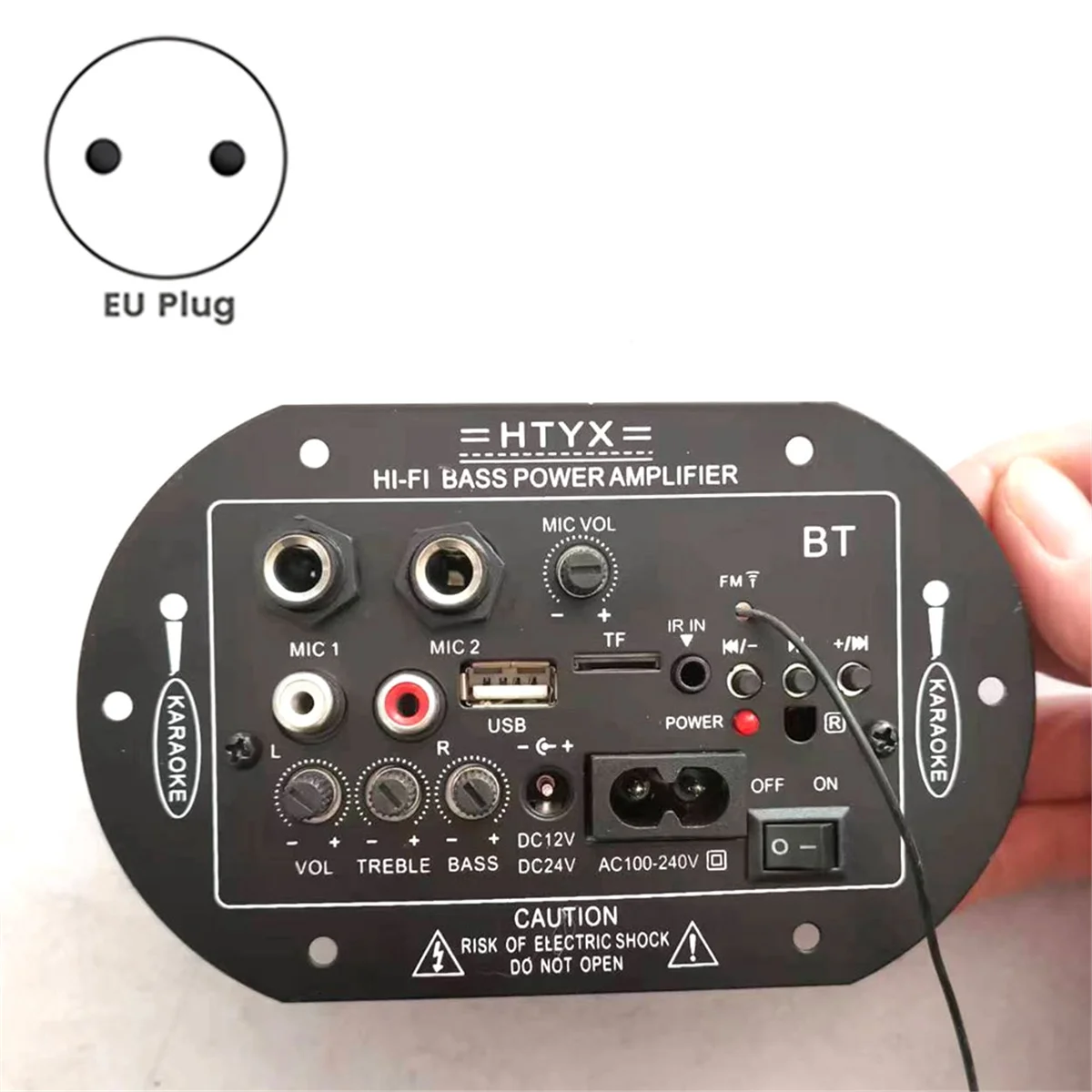 Плата усилителя с оптическим аудио Bluetooth AMP USB FM радио TF плеер сабвуфер для дома и