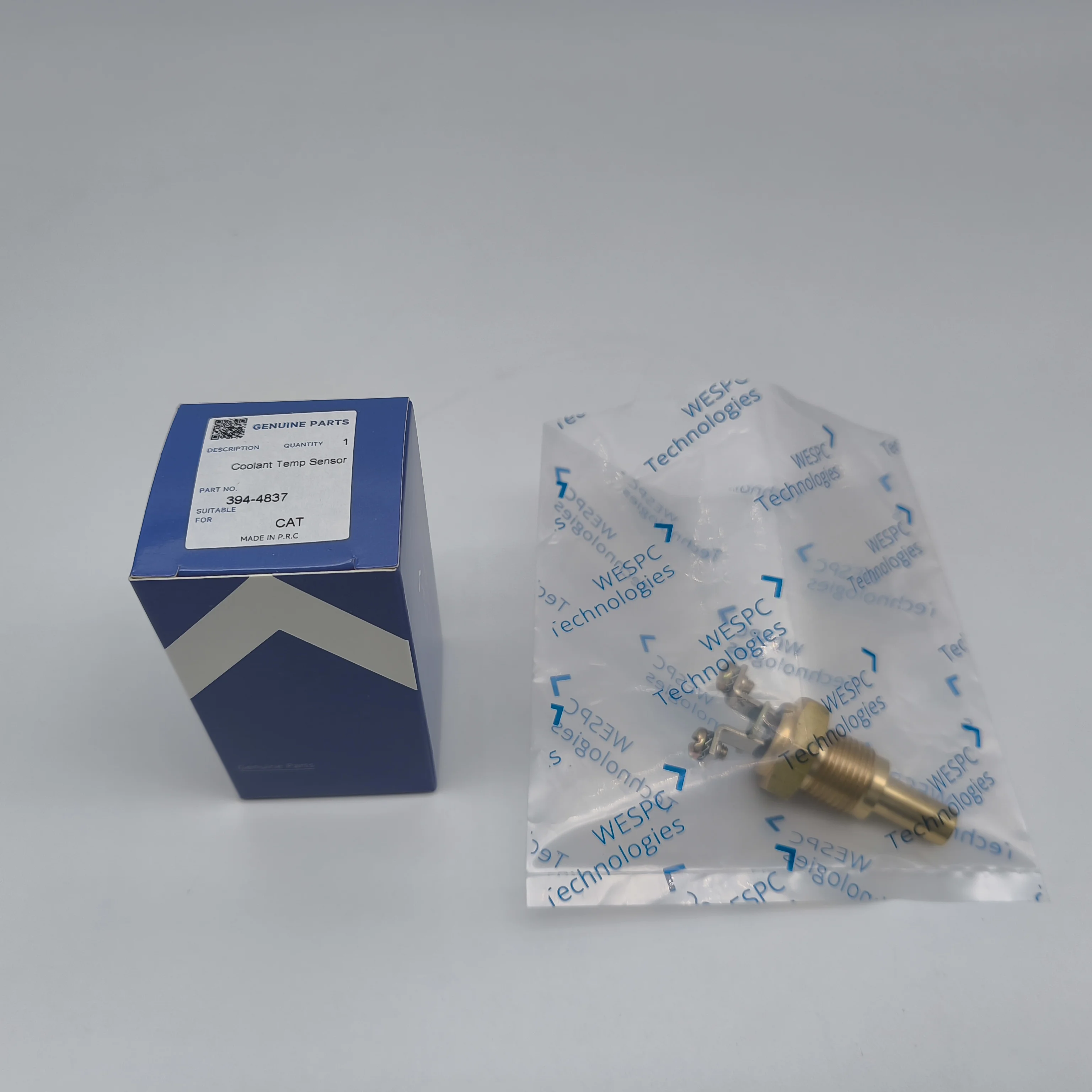 394-4837 3944837 Датчик температуры воды WESPC. Подходит для датчика экскаватора Perkins Engine