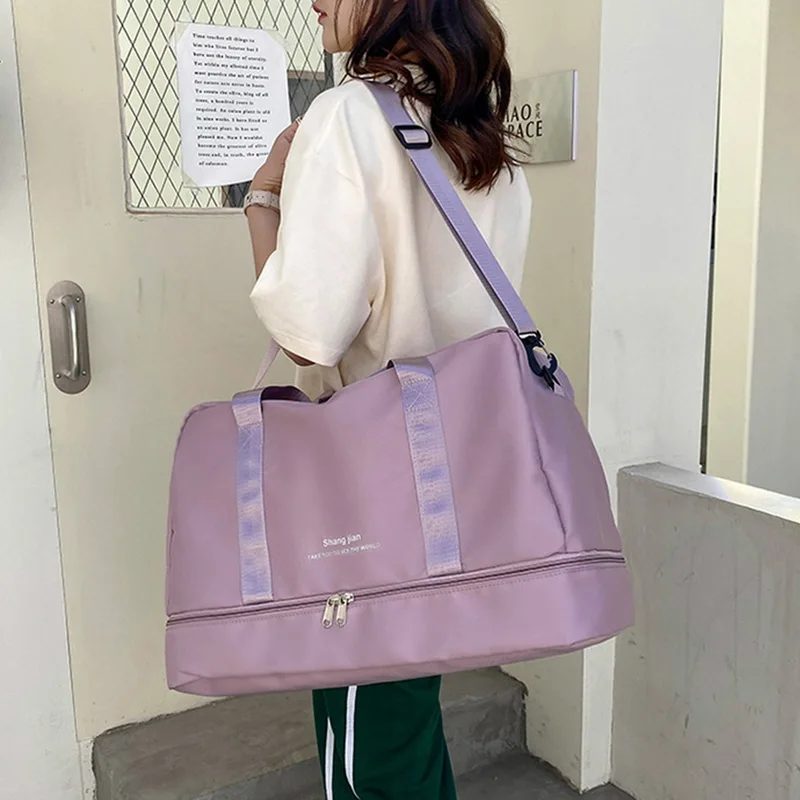 

2023 For Bag Bag Oxford Separation Tote Bag Dry Women Handbag Bags Duffle Women Sports Jodimitty Gym Wet Travel Shoulder New Bag