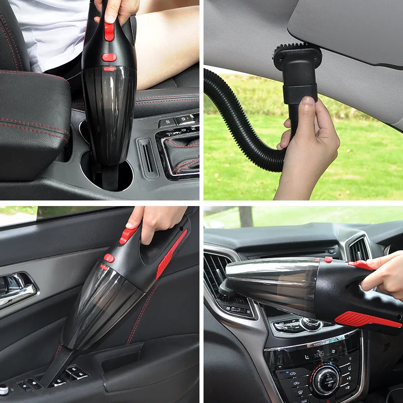 

High Suction Reduces-noise Wireless/Wire Handheld Car Vacuum Cleaner DC 12V 120W Portable 6000pa Automobiles Vacuum Cleaners