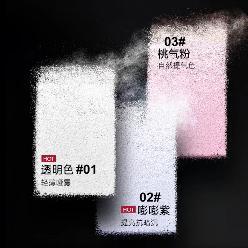 7 г ZVEV рассыпчатая фиксирующая пудра розового цвета с блестящей пудрой для