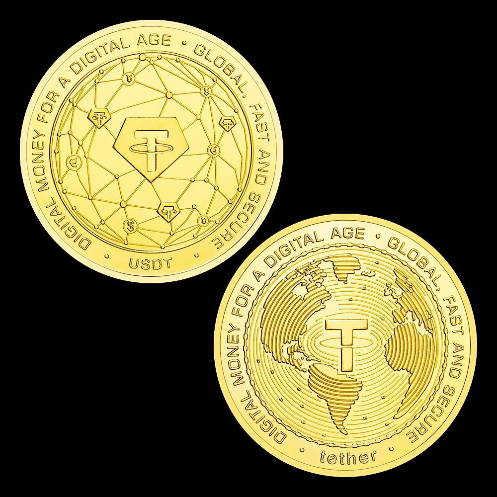 

Физическая монета USDT из железа