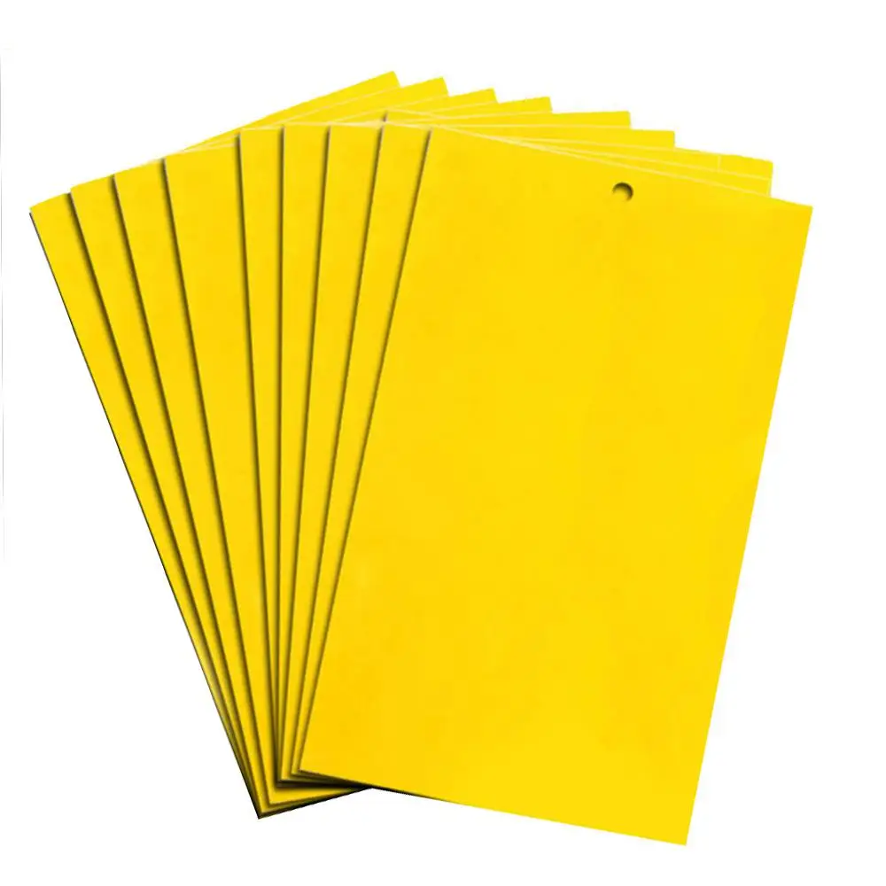 Двусторонняя клейкая доска-ловушка для мух и жуков 25 х15 см 1 шт.