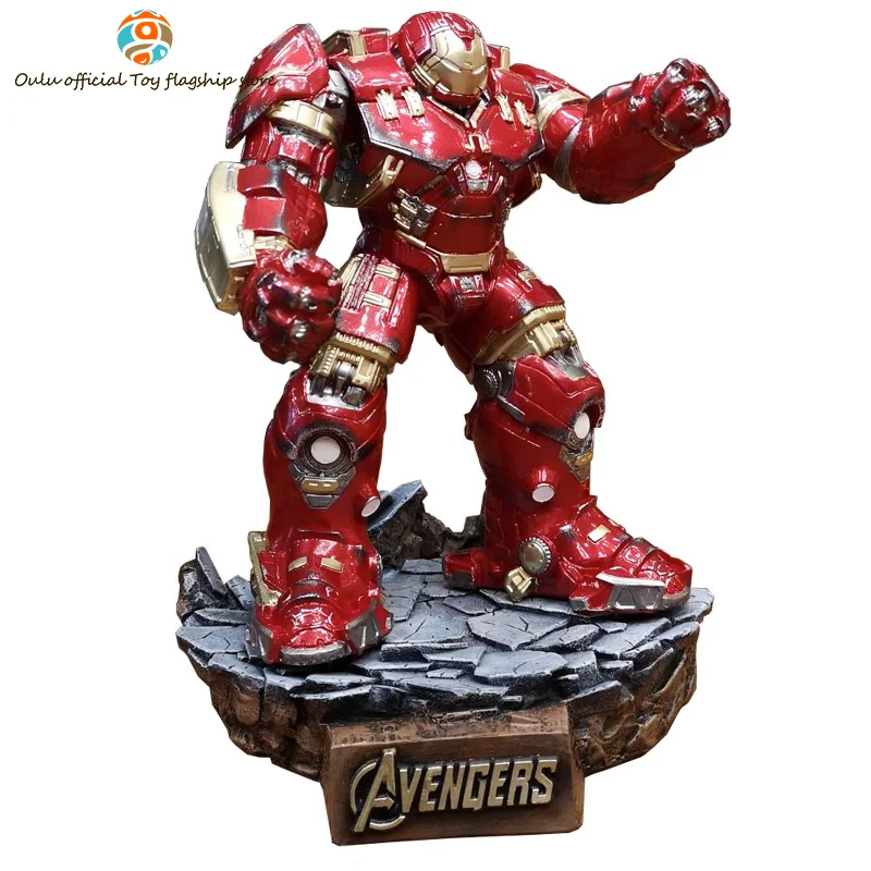 

Marvel Comics Avengers Anime Figurine Hulkbuster Mk46 Action Figure Room Decor Statue Desktop Pendant Halloween Christmas Gift