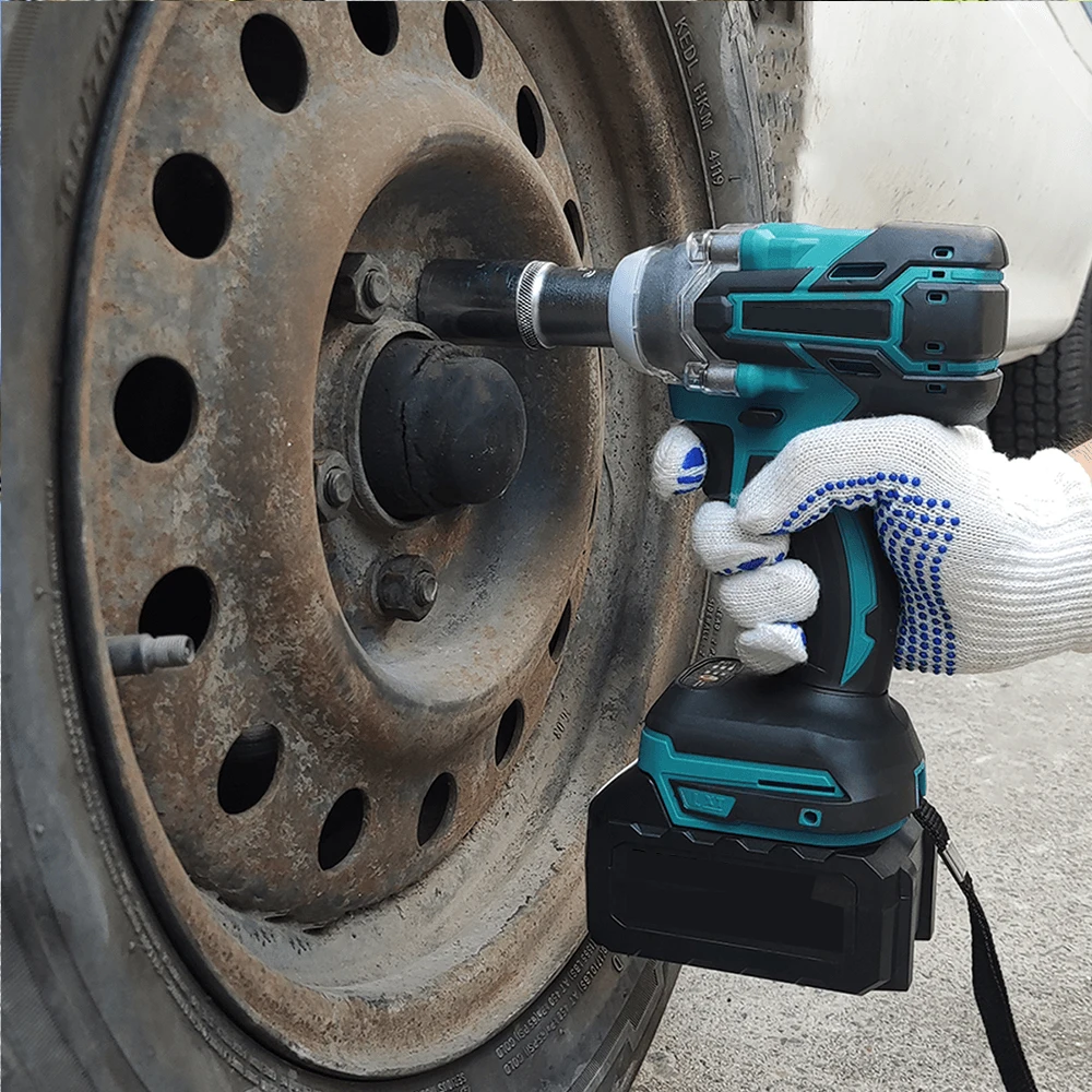 Бесщеточный электрический ударный гайковерт с крутящим моментом 500 Нм 1/2 дюйма