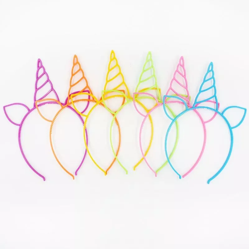 

NEW2023 6pcs Unicorn Party Decoration Unicorn Headband Birthday Party Decorations Kids Baby Shower Kids Favors Festive Party Sup
