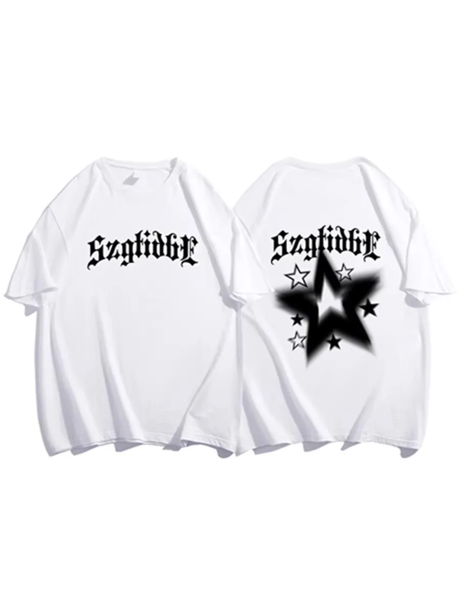 Женская футболка из чистого хлопка Бордовая с коротким рукавом новинка 2024 летние