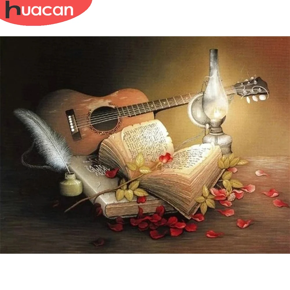 

HUACAN Diamond Painting Book Embroidery Complete Kit Mosaic Needlework Landscape Hobbies Home Decor